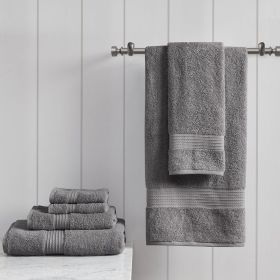 6 Piece Organic Cotton Towel Set (Color: as Pic)